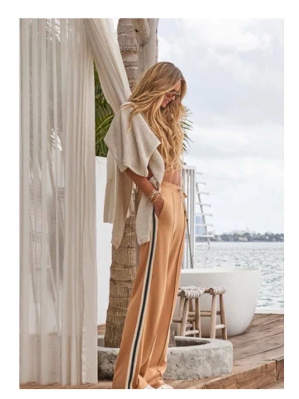 The Upside LE SPORT MARNIE WIDE LEG PANT -S